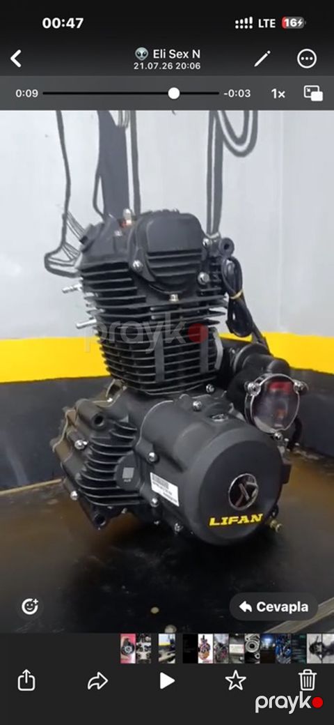 Məhsul: LIFAN motosiklet mühərriki - Brend və işarələmə: LIFAN loqolu