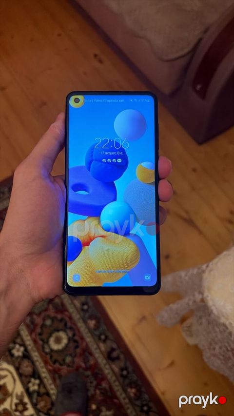 Samsung Galaxy A21S, 32 GB, Barmaq izi
