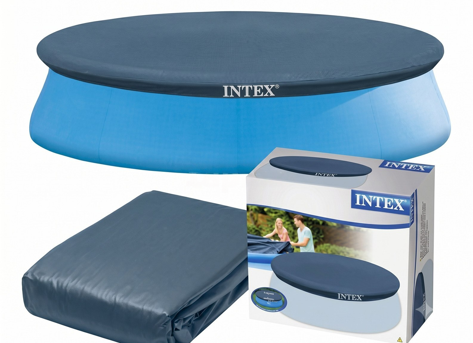 Intex 28022 Dairəvi Hovuz Üst Örtüyü 366 sm — Bakı
