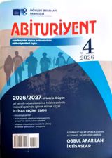 Məhsul: “Abituriyent” jurnalı, №4, 2026 Nəşriyyat: Dövlət İmtahan — Журналы