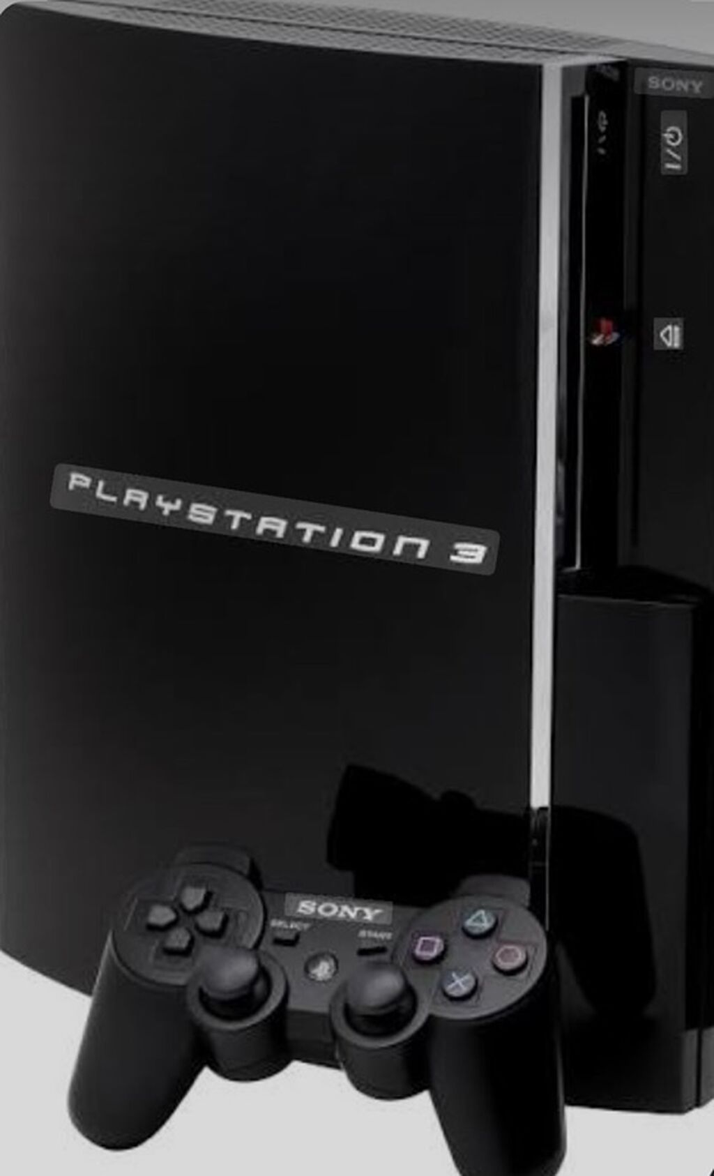 Sony PlayStation 3 oyun konsolu - Rəng: qara, parlaq korpus - Model — Elektronika, Digah