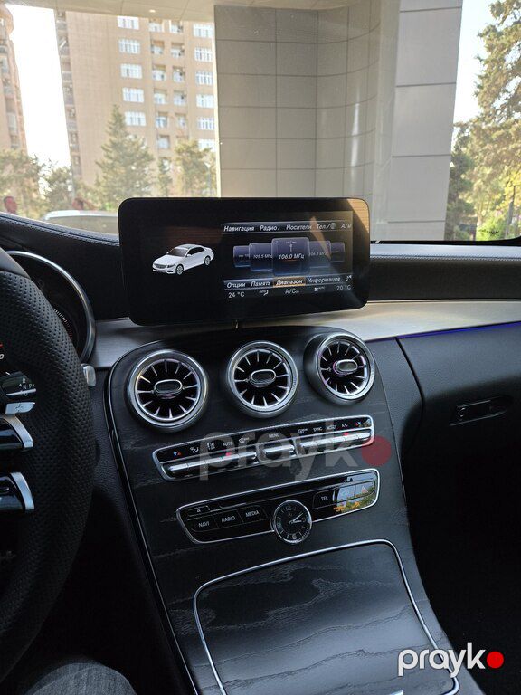 Mercedes C 300, 2.0 L, 2015 il, 130 980 km 77-UU-388 — Avtomobillər, Bakı (8)