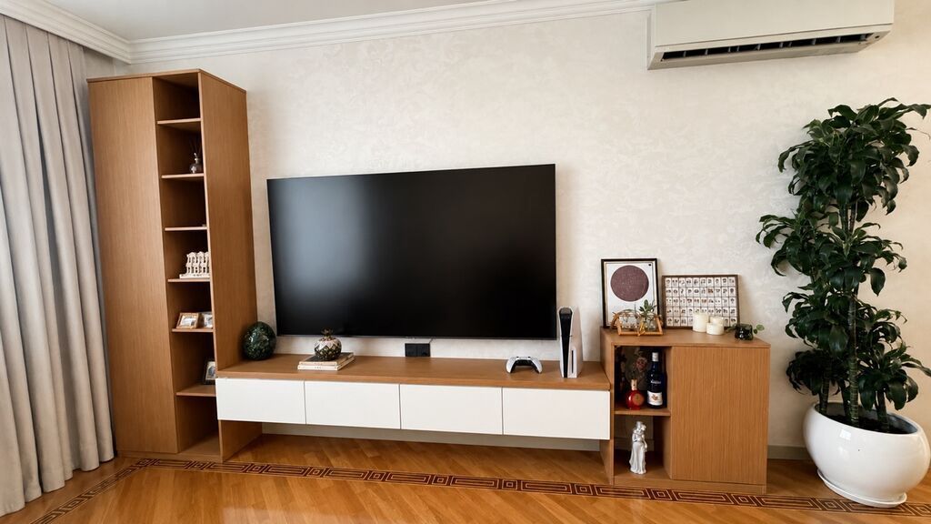 Məhsul: Divar tipli TV məbeli – modul sistem Təsvir: - Müasir — Mebel, Bakı (2)
