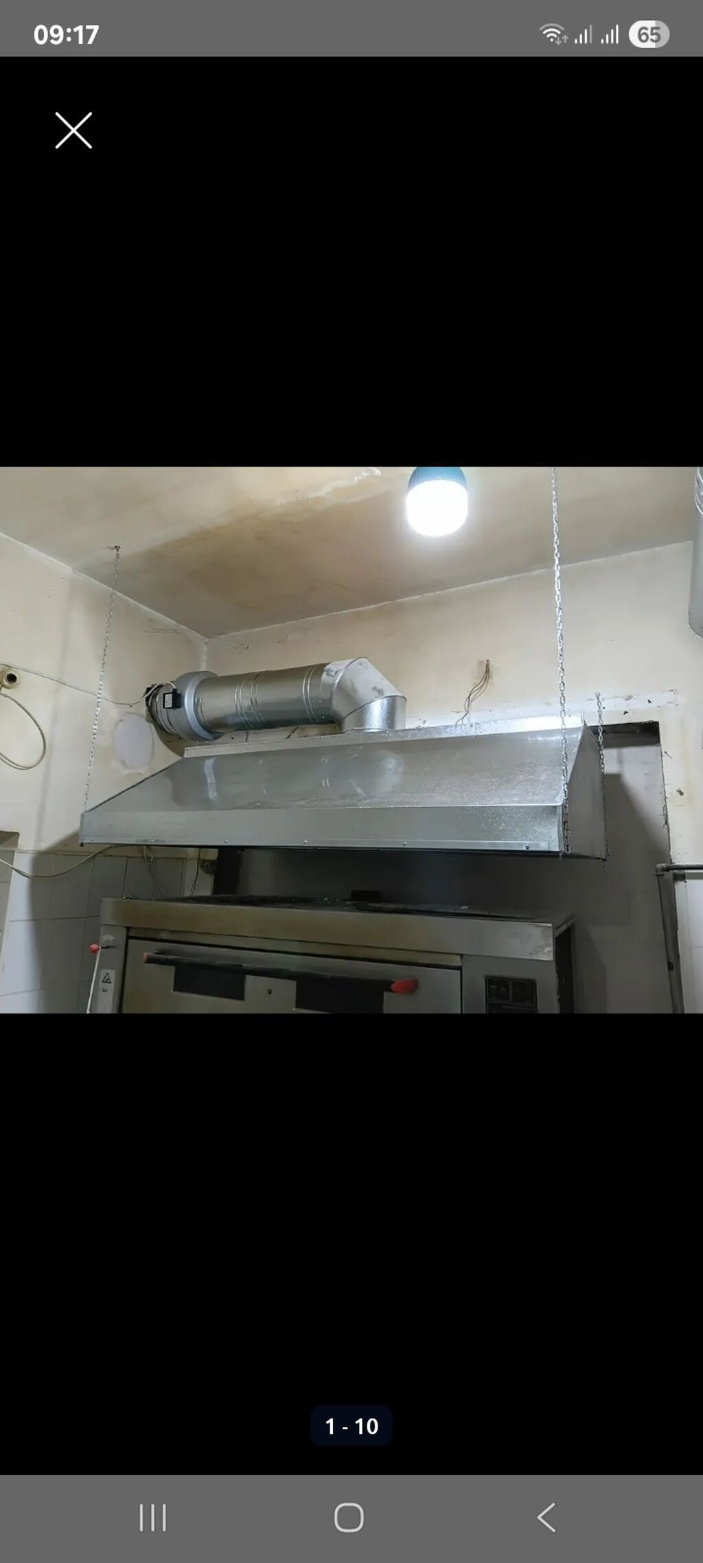 Mətbəx üçün sənaye tipli aspirasiya/küpəkləmə başlığı - Material — Peşəkar mətbəx texnikası, Saray (4)