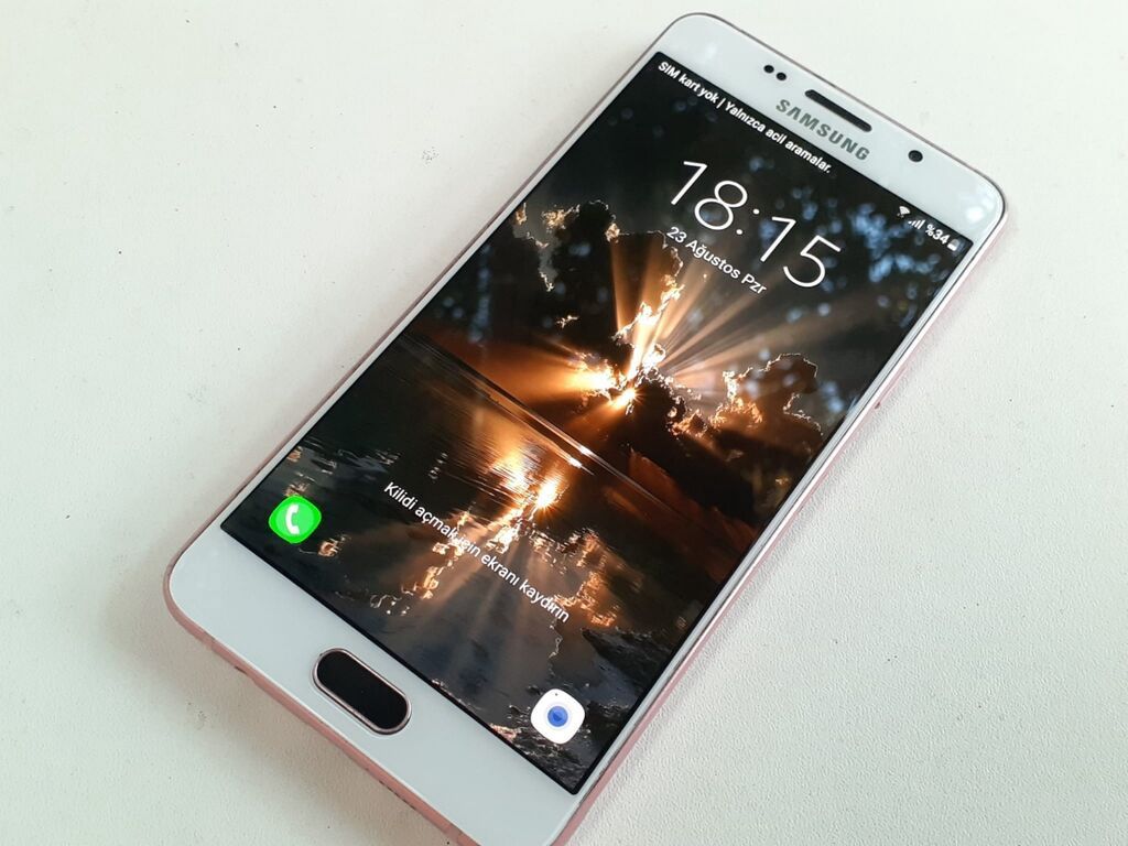 Samsung Galaxy A5 2016, 16 GB, rəng - Ağ, Zəmanət, Düyməli, Sensor — Samsung, Gəncə (5)