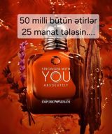Emporio Armani Stronger With You Absolutely – 50 ml - Qeydlər — Avadanlıq icarəsi