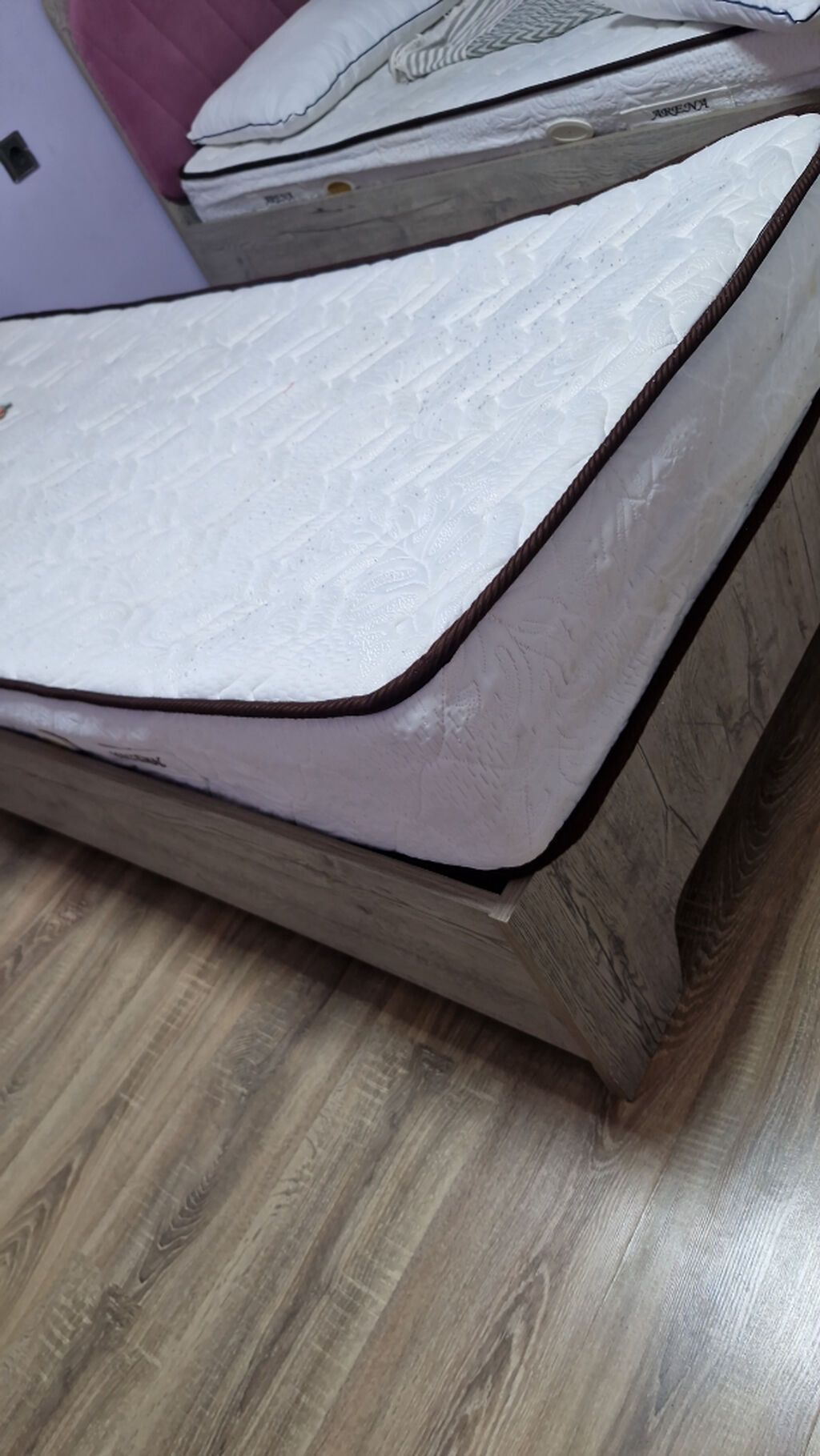 Qız üçün, İşlənmiş, 2 təknəfərlik çarpayı — Mebel, Bakı (5)