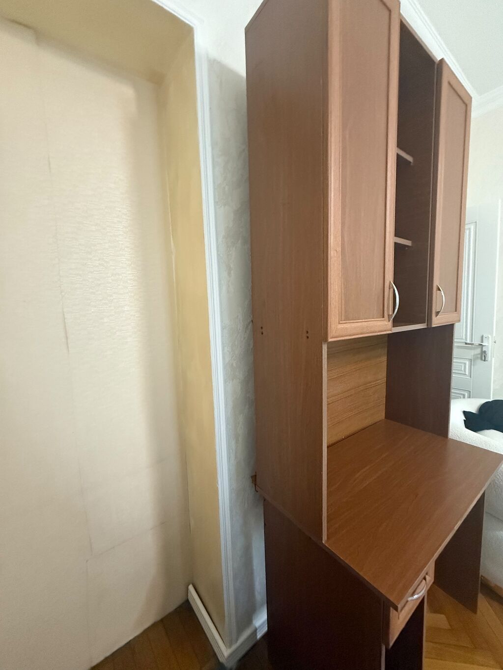 Düz masa, Polkalı, Siyirməli, Teksturalı laminat, Zəmanətsiz, Kredit yoxdur — Mebel, Bakı (3)