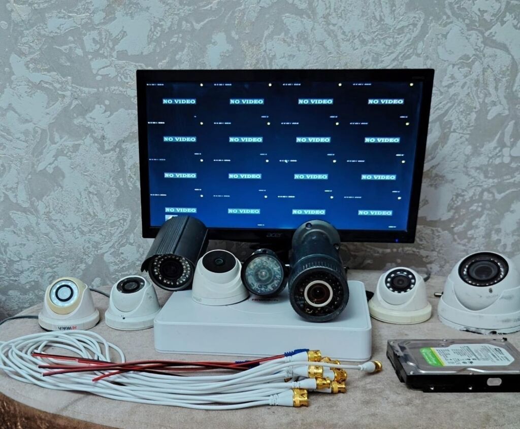 Təhlükəsizlik kamera sistemi – tam set • Monitor: 20" ekran • DVR