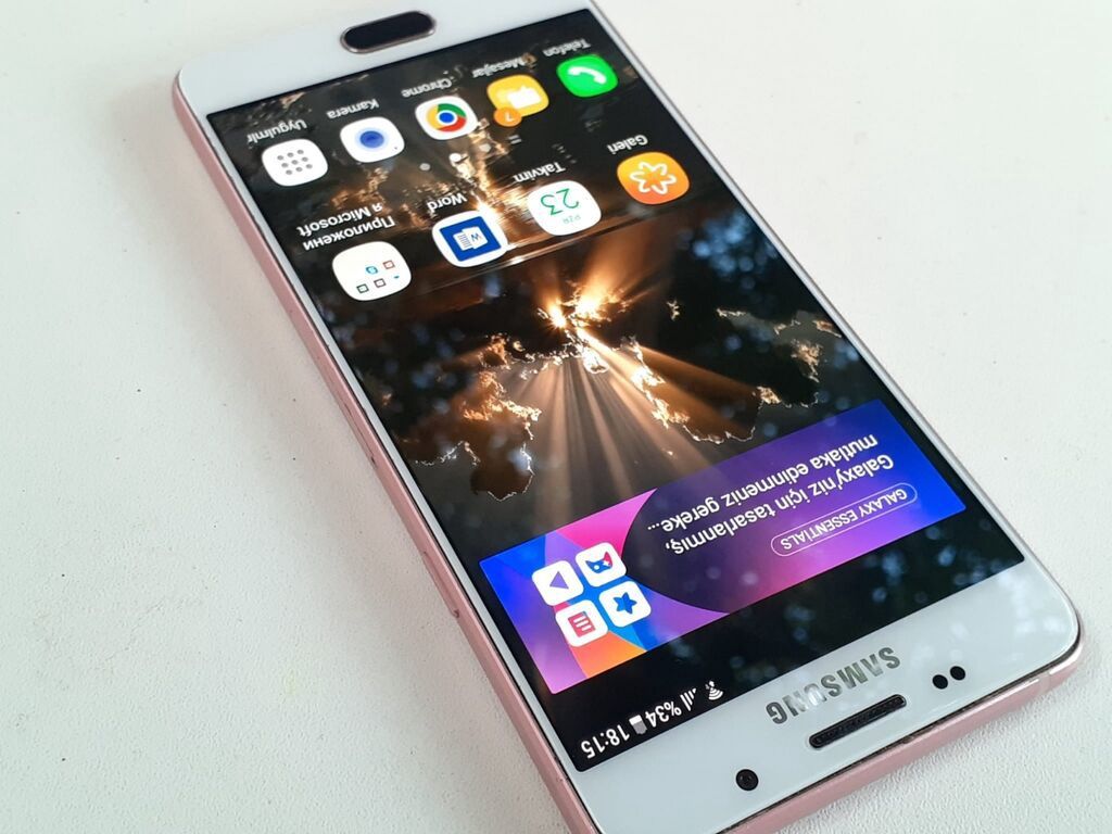 Samsung Galaxy A5 2016, 16 GB, rəng - Ağ, Zəmanət, Düyməli, Sensor — Samsung, Gəncə (2)