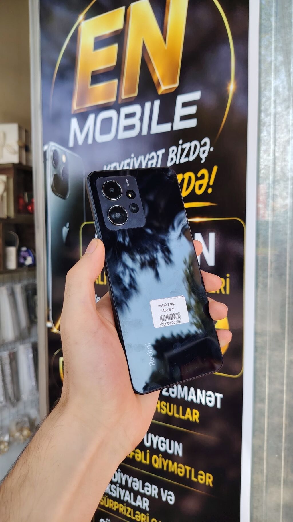 Redmi Note 12S, 256 GB, rəng - Mavi — Elektronika, Bakı (2)