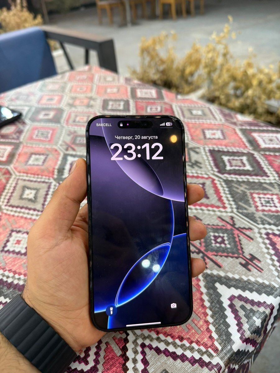 Apple iPhone 16 Pro Max Black Titanium 256GB/8GB — Mallar, Bakı