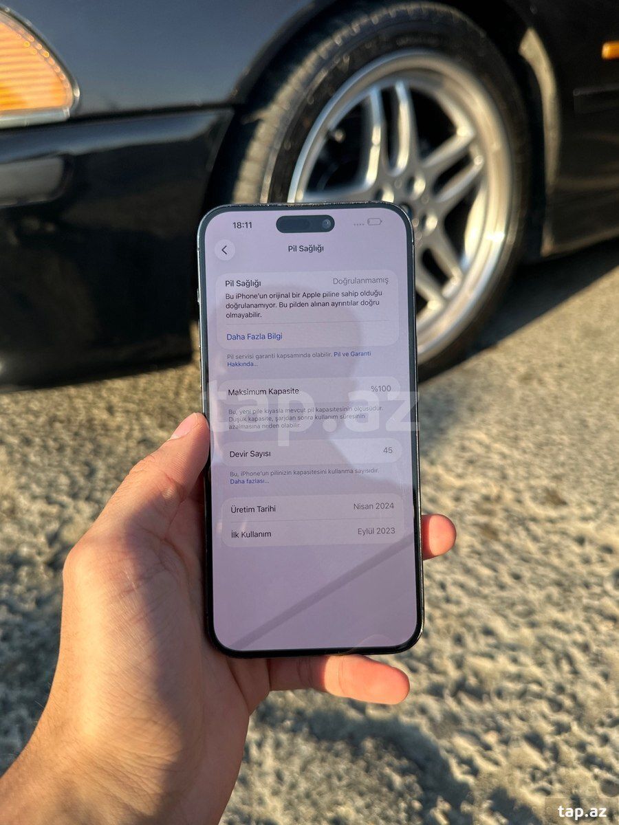 Apple iPhone 15 Pro Max Blue Titanium 256GB/8GB — Telefonlar və qadjetlər, Bakı (11)