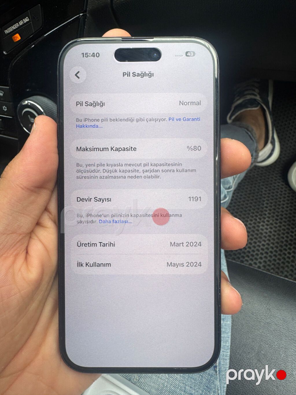 IPhone 15, 128 GB, Qara, Face ID — Apple iPhone, Bakı (2)