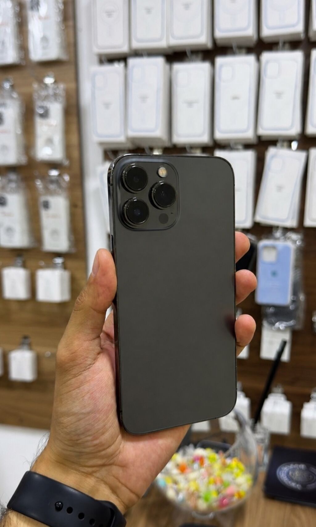IPhone 13 Pro Max, 128 GB, Graphite, Zəmanət, Simsiz şarj, Face ID — Apple iPhone, Xırdalan