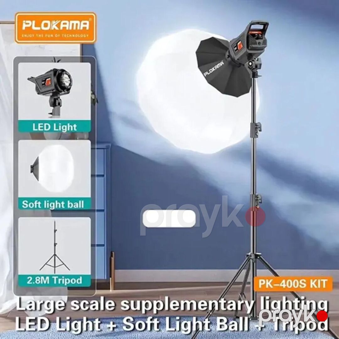 LED Soft Box işıq Desti Plokama 400S kit A — Foto və video texnikası, Bakı (5)