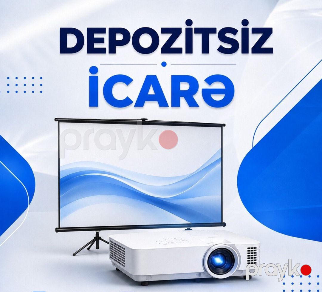 Proyektor və proyektor pərdəsi icarəsi — Mallar, Bakı