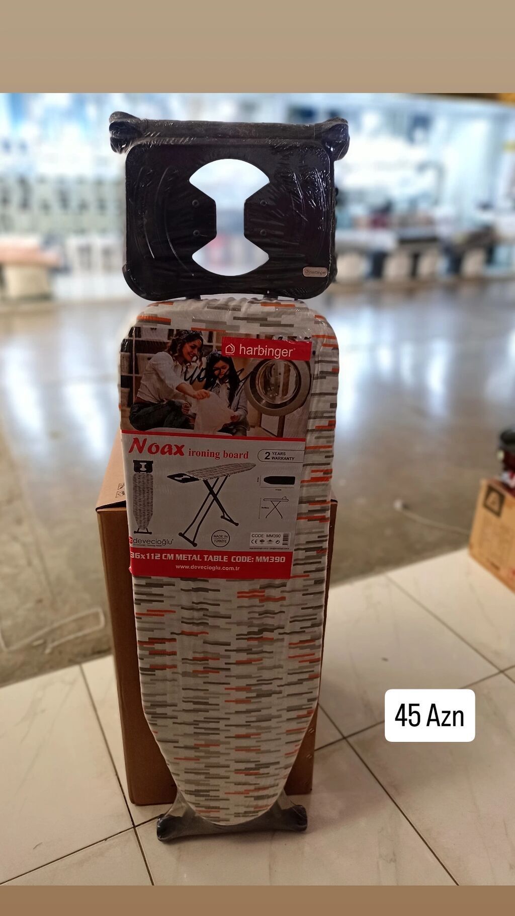 Ütüləmə lövhəsi "Devecioğlu Harbinger Noax MM 390 36*112 sm"