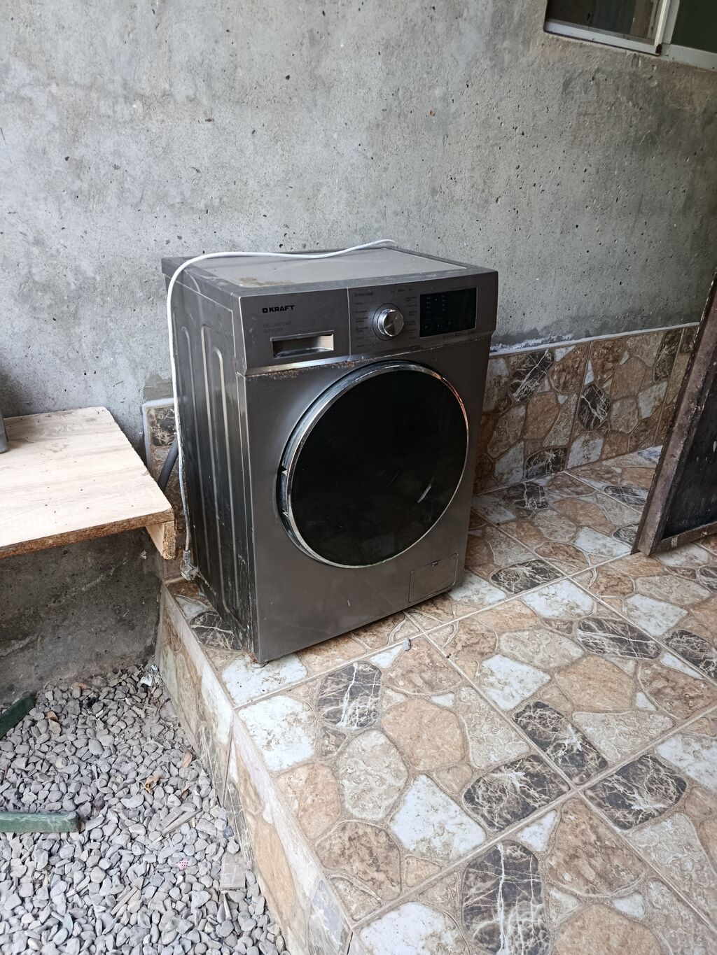 KRAFT KF-MS6104SBC önyükləməli paltaryuyan maşın - Yük həcmi: 6 kq - — Paltaryuyan maşınlar, Digah (8)