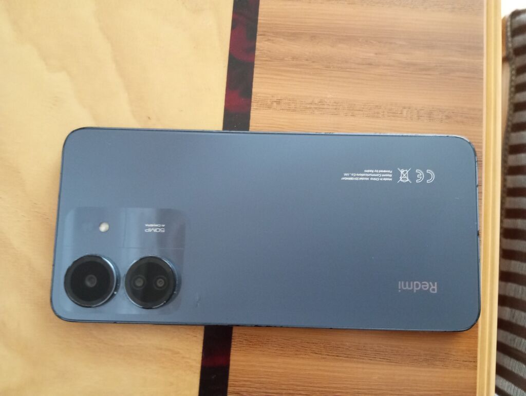 Redmi 13C, 256 GB, rəng - Boz, Barmaq izi — Elektronika, Şirvan (3)