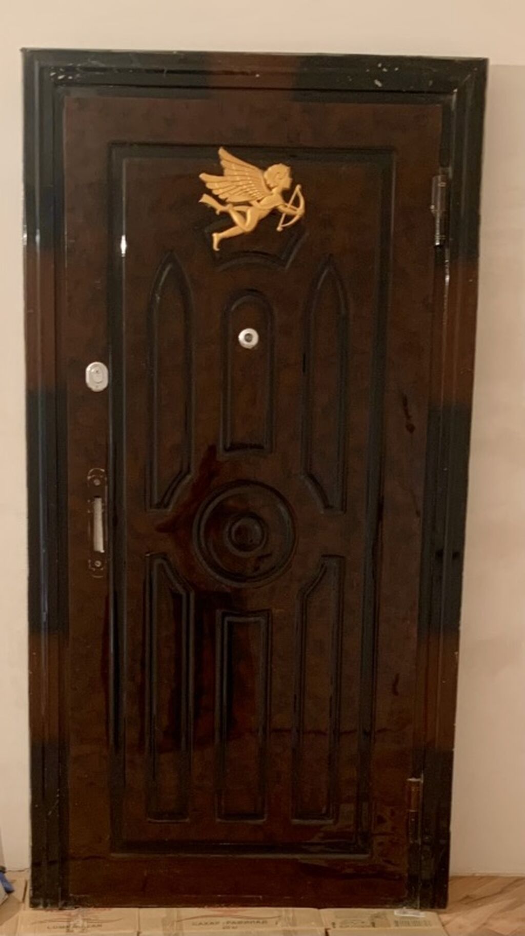 Dəmir giriş qapısı – klassik naxışlı model - Material: polad/metal — Mallar, Masazır