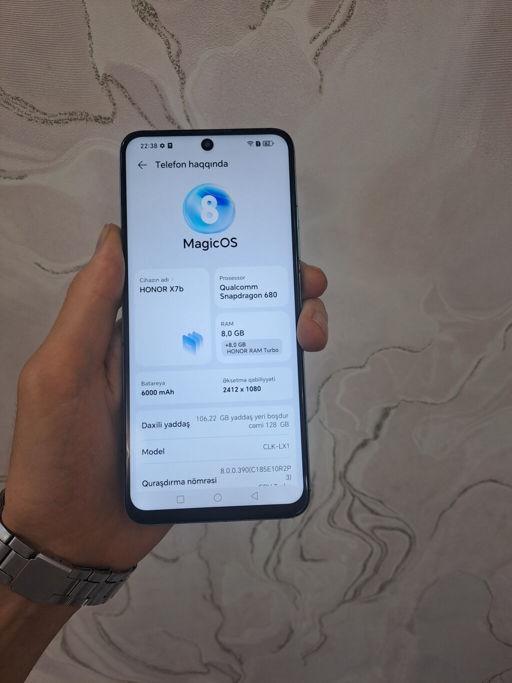 Honor X7b, 128 GB, Düyməli, Sensor, Barmaq izi — Honor, Sumqayıt (3)