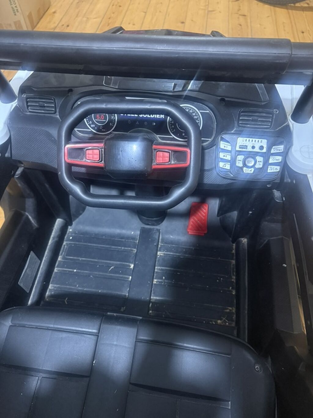 Uşaqlar üçün elektrikli “off-road” tipli ikioturacaqlı maşın - Güclü — Mallar, Xırdalan (4)