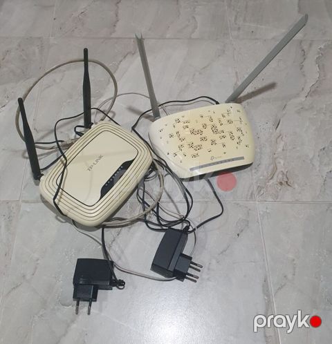 2 ədəd TP-Link Wi‑Fi modemrepitor Əla işlək vəziyyətdə Heç bir — Bakı
