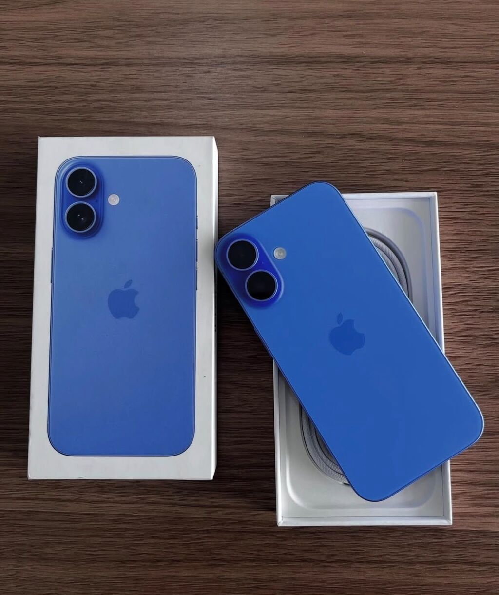 IPhone 16, 256 GB, Göy, Zəmanət, Simsiz şarj, Face ID — Apple iPhone, Digah