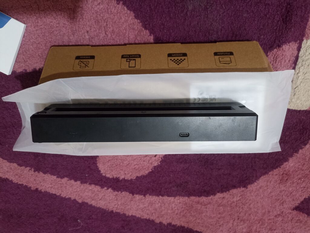 A4 Portativ Mobil Printer – mürəkkəbsiz, termal texnologiya — Elektronika, Bakı (6)