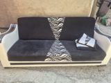 Modern dizaynlı 3 nəfərlik divan - Rəng: qara-ağ kombinasiyası - Üst — Goods
