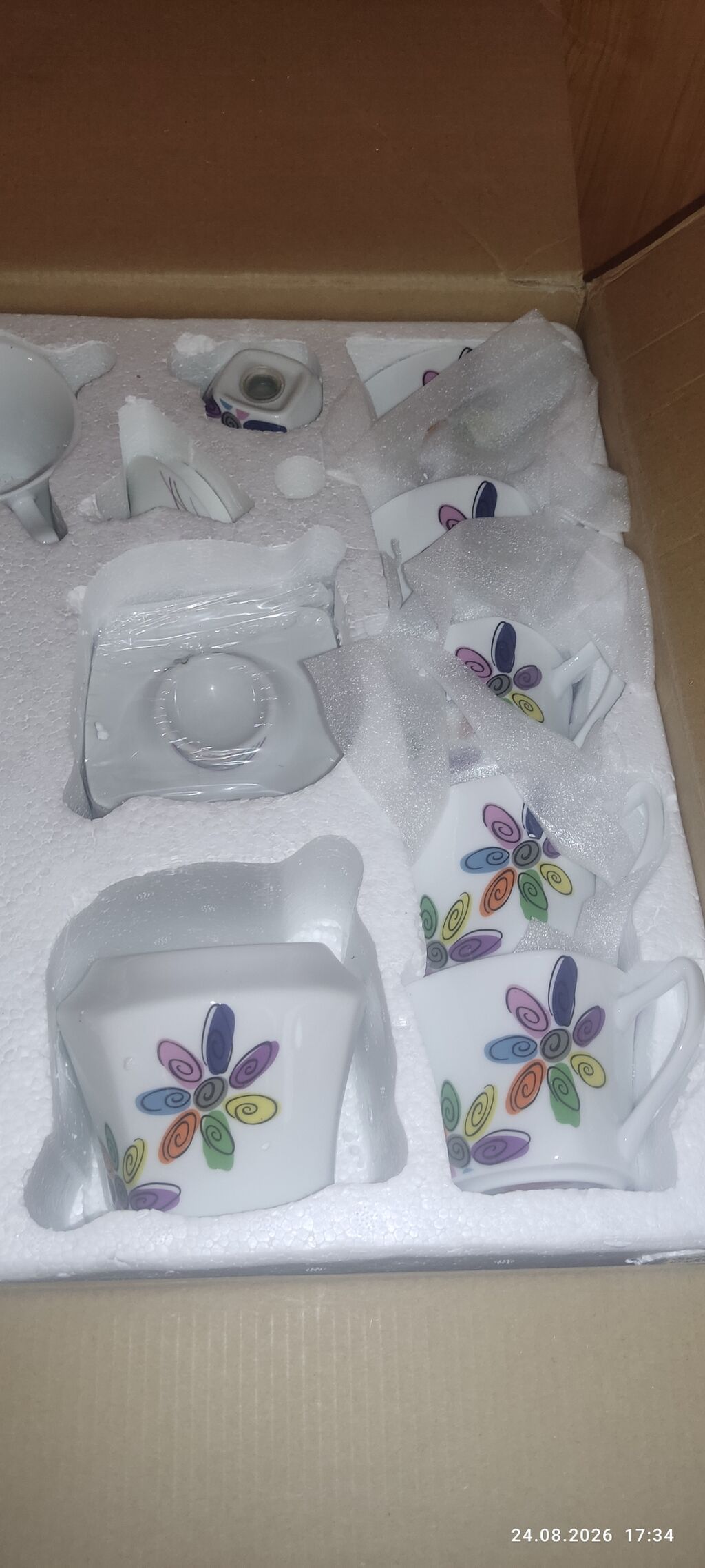 Nahar dəsti, Farfor, 6 nəfərlik, Türkiyə — Mallar, Bakı (2)