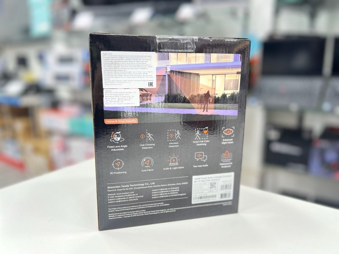 Tenda Dual-lens Linkage Outdoor Wi-Fi Pan/Tilt Cam — Təhlükəsizlik sistemləri, Bakı (3)
