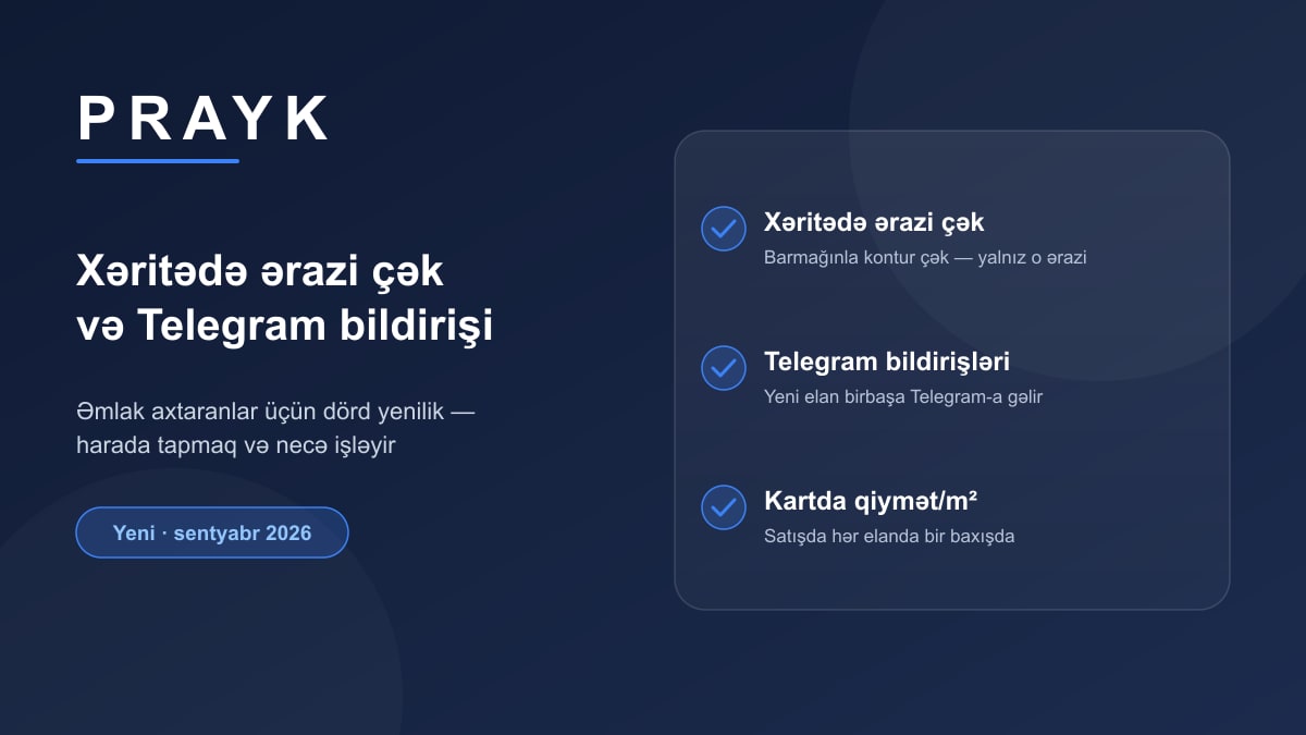Новое: рисуйте область на карте, уведомления в Telegram и цена за м² в карточке — где найти и как работает