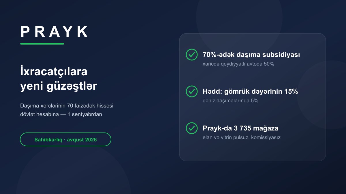 С 1 сентября льготы экспортёрам: до 70% транспортных расходов берёт на себя государство