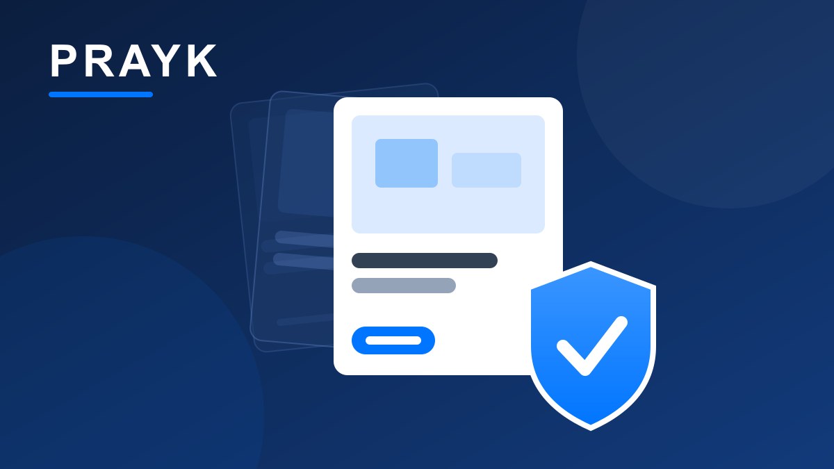 Prayk finds the original listing: the "Original" badge and protection from copies