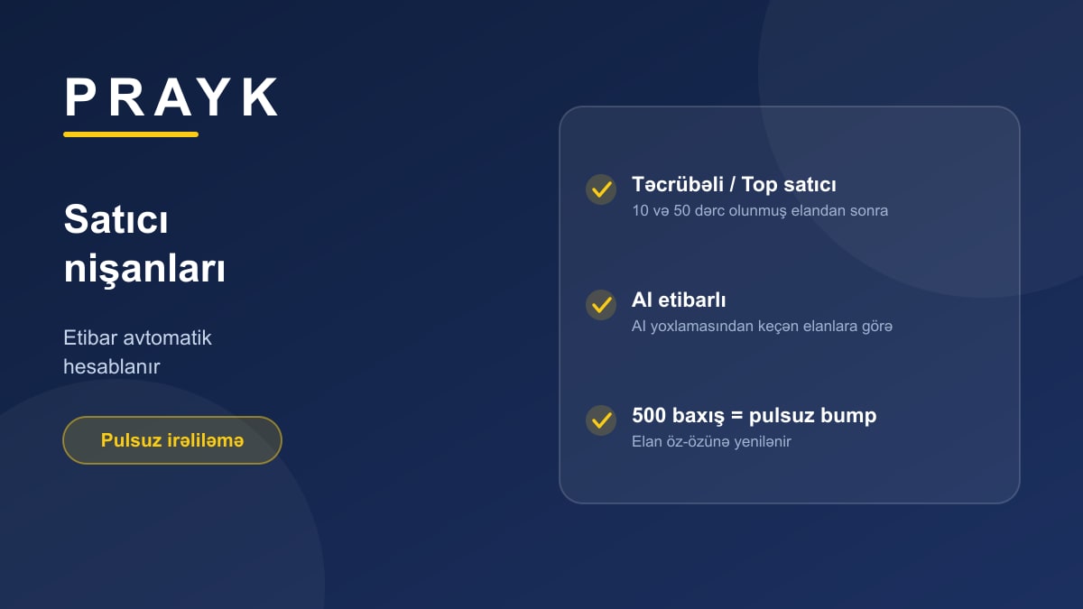 Значки продавца: как считается доверие и когда приходит бесплатное поднятие